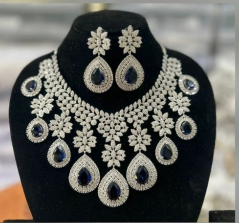 Celebrity Inspired Starcut AD Jewellery Set