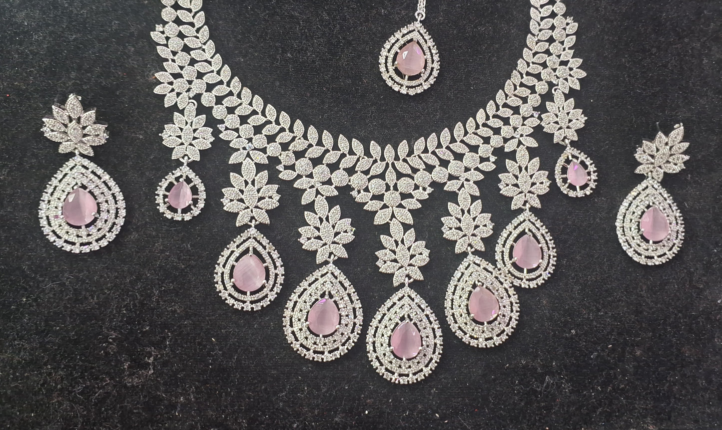 Celebrity Inspired Starcut AD Jewellery Set