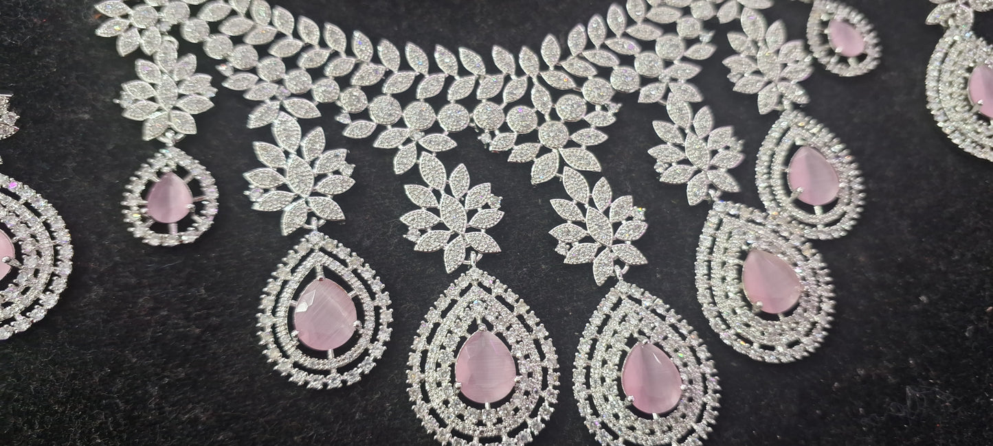 Celebrity Inspired Starcut AD Jewellery Set