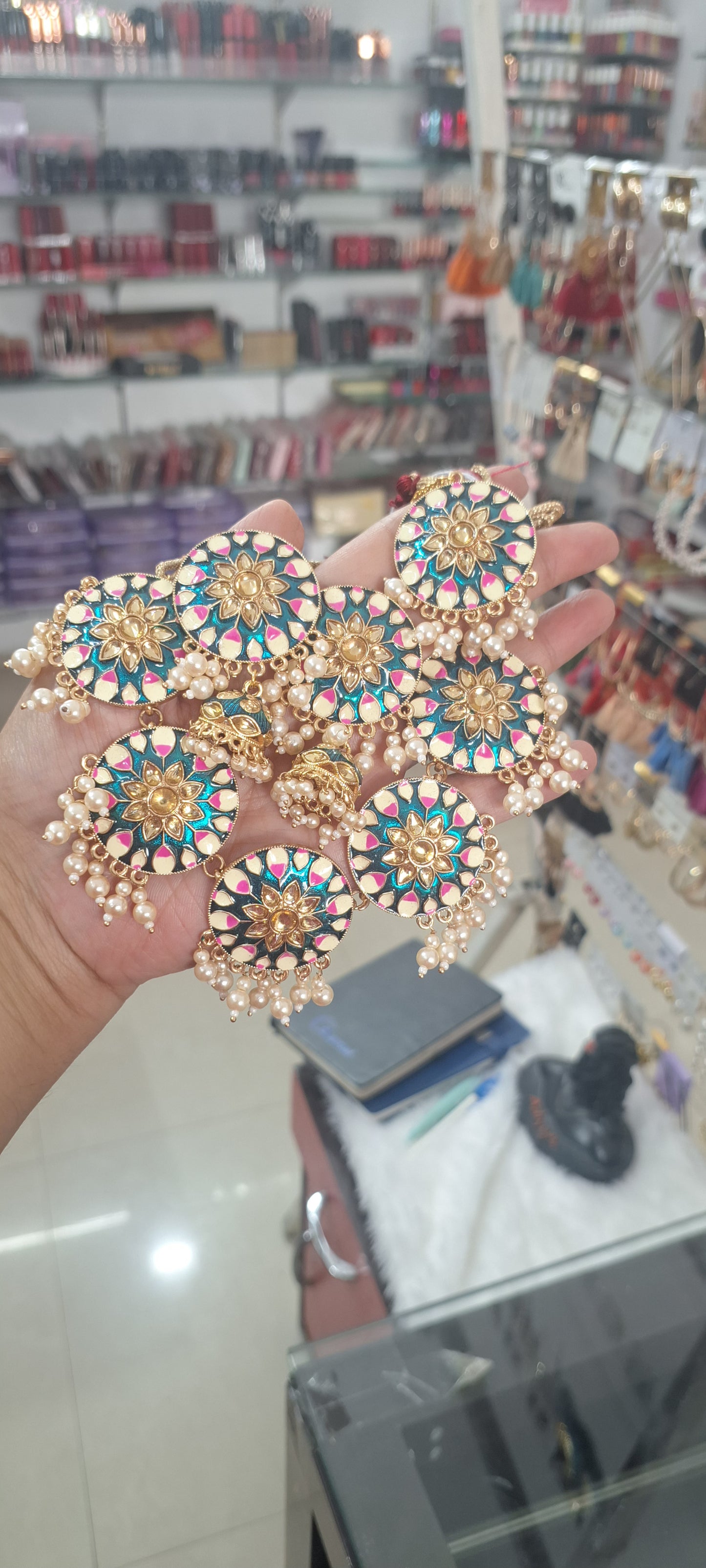 Meenakari Jewellery Set
