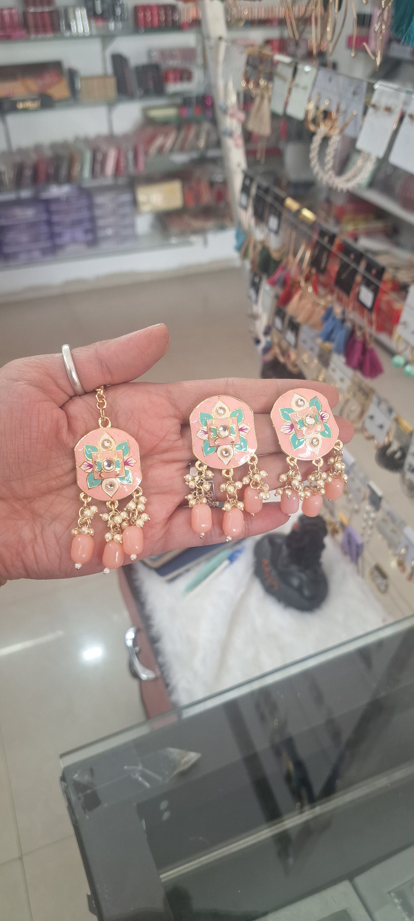 Meenakari Jewellery Set