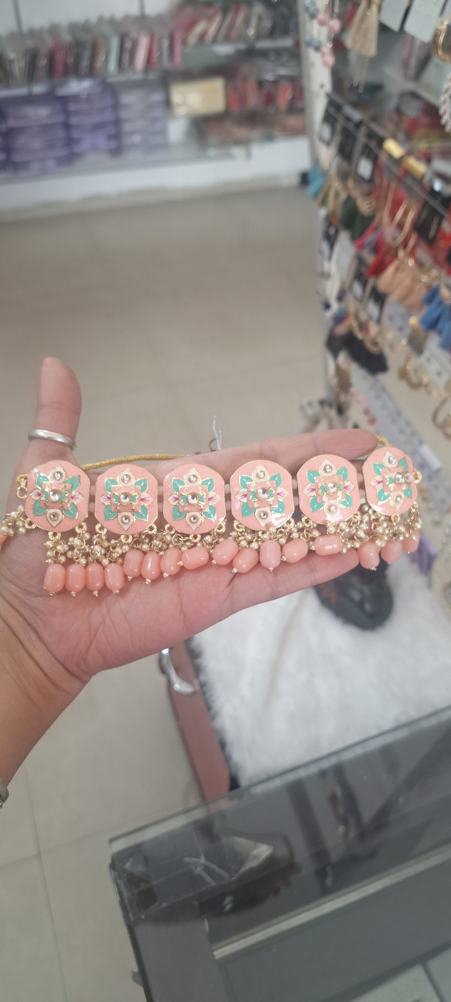 Meenakari Jewellery Set
