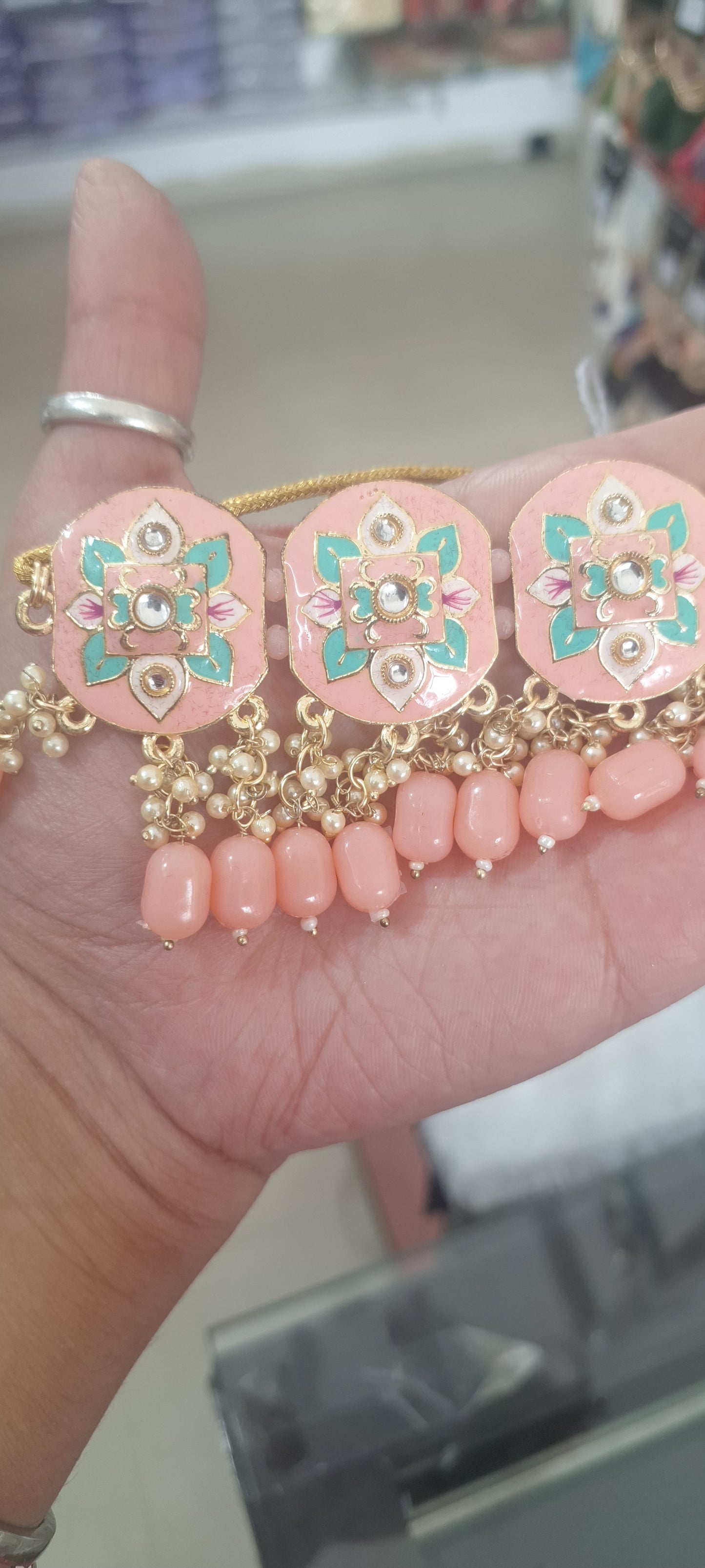 Meenakari Jewellery Set