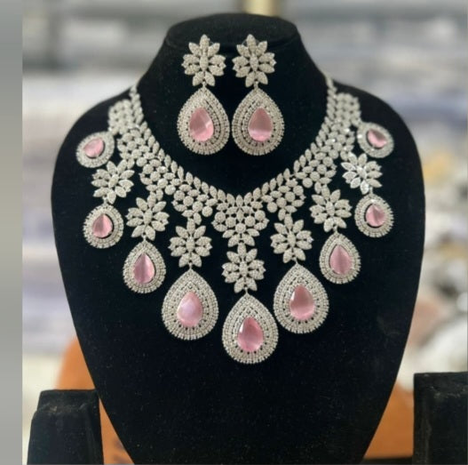 Celebrity Inspired Starcut AD Jewellery Set