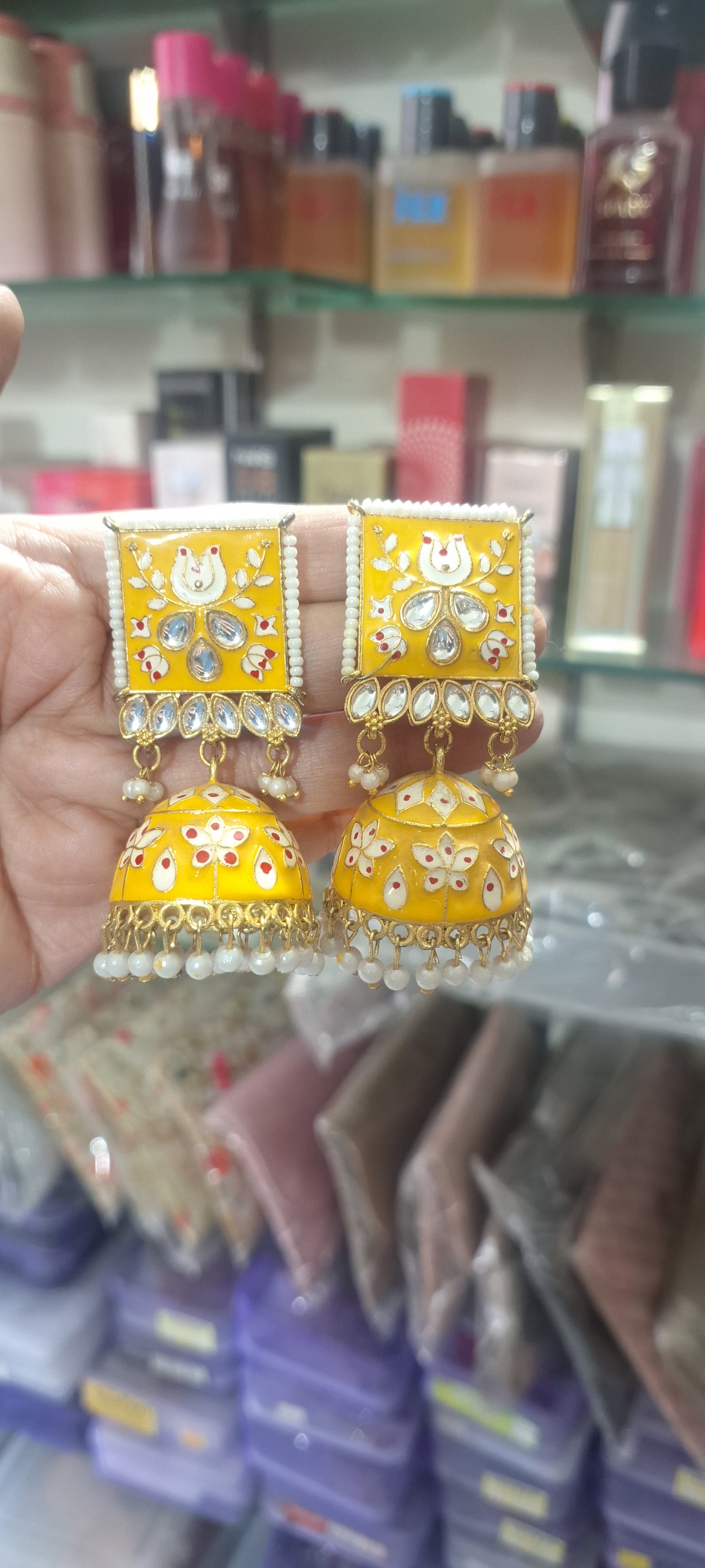 Meenakari Jhumka