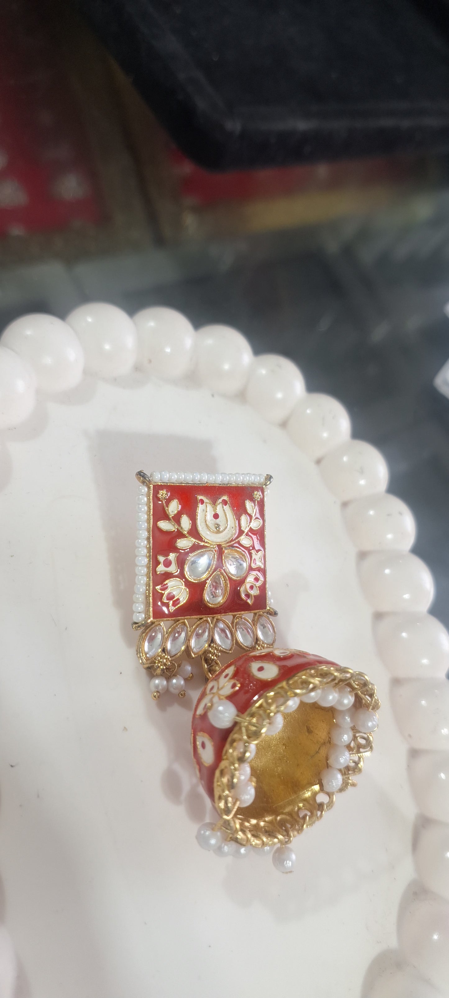 Meenakari Jhumka