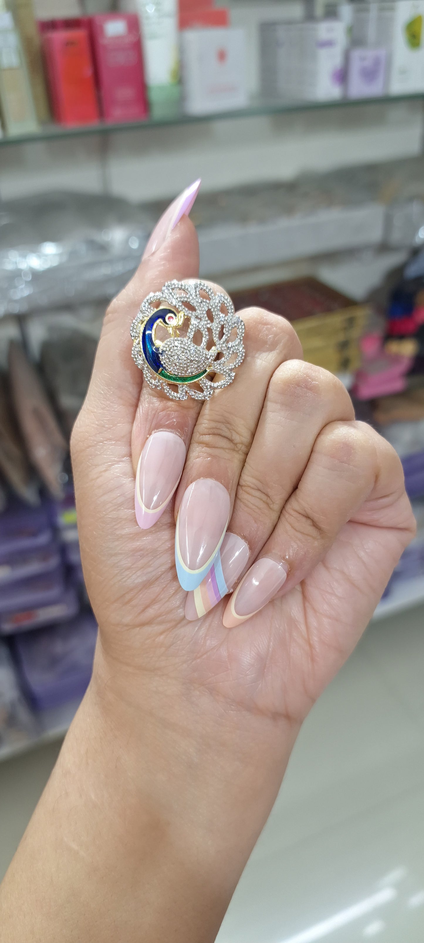 Peacock Ring