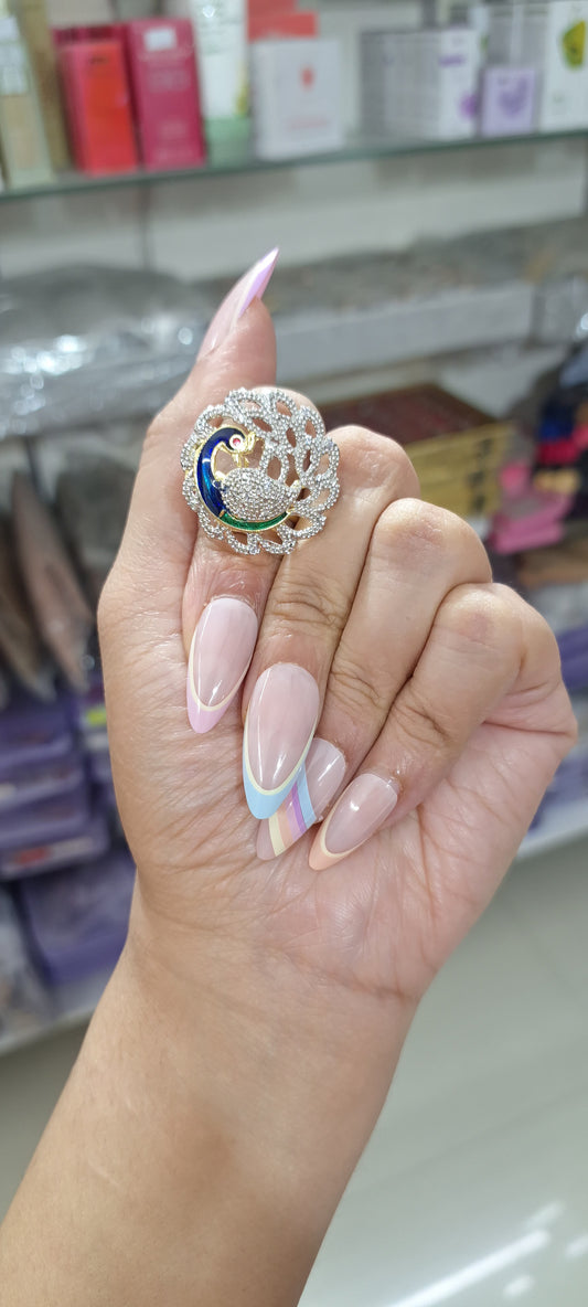 Peacock Ring
