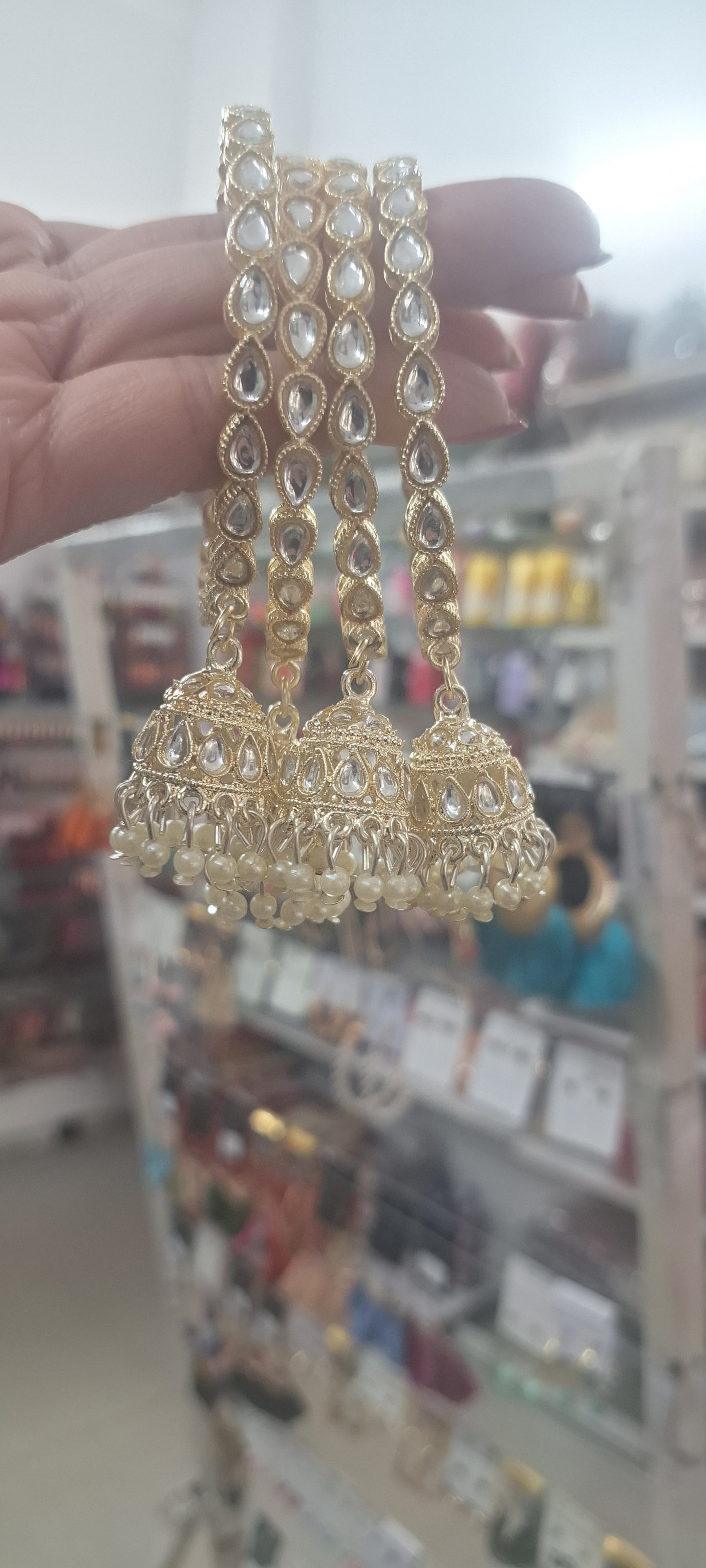 Jhumki Bangle Set