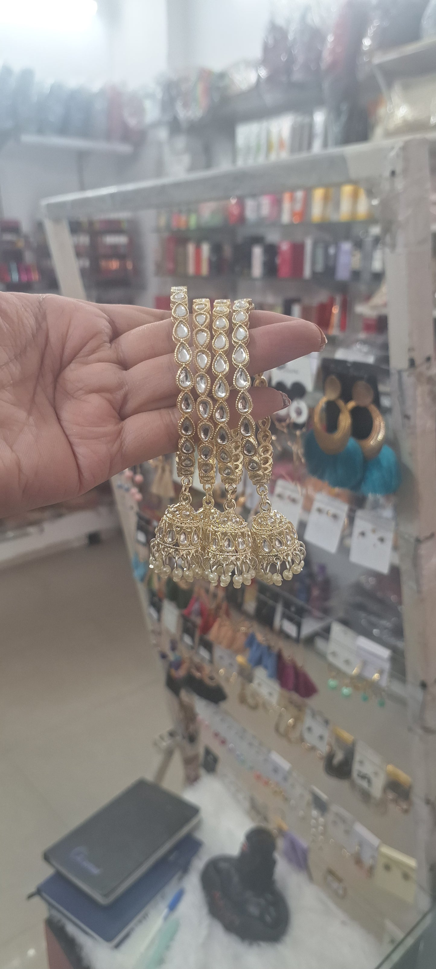 Jhumki Bangle Set